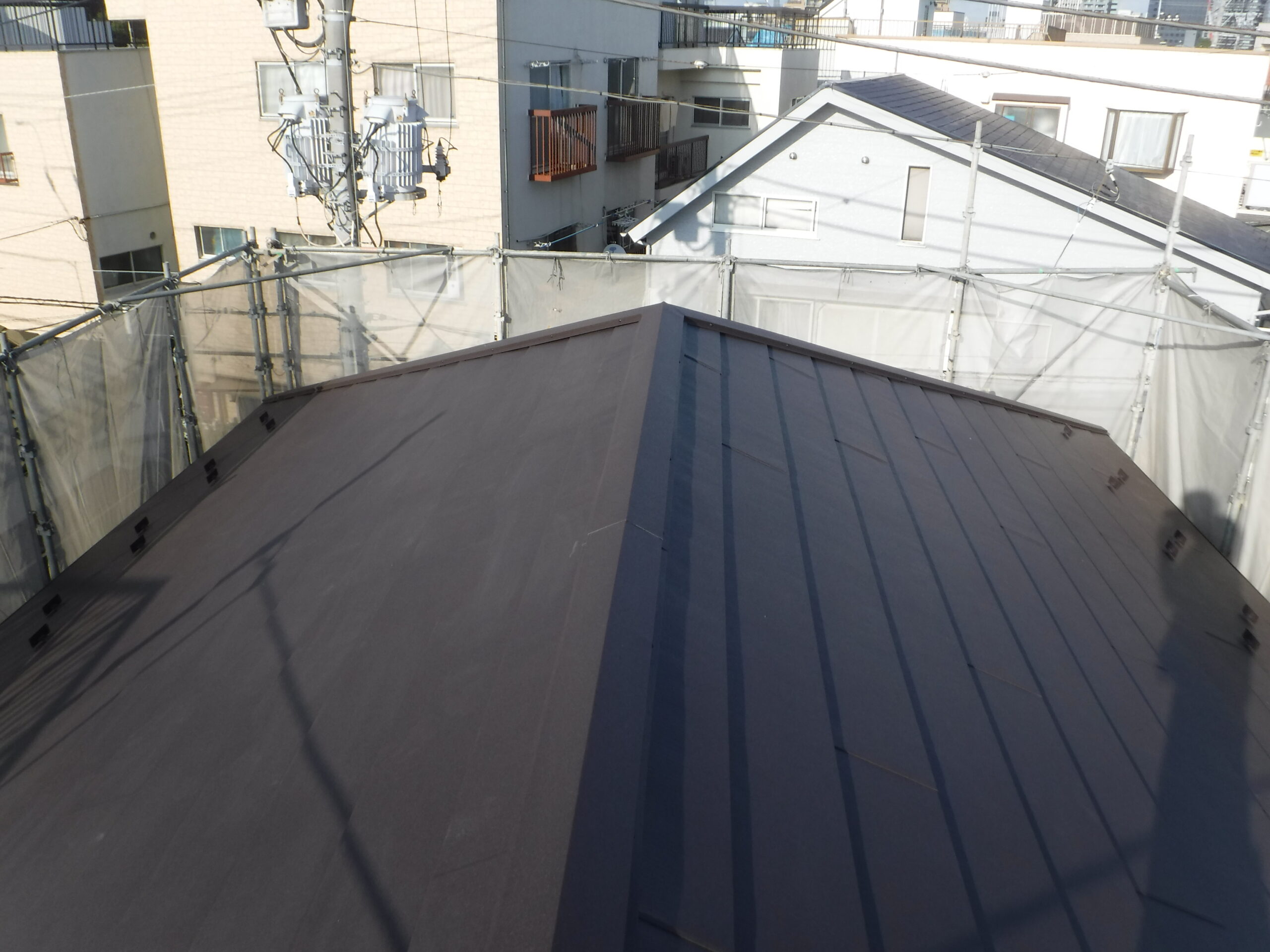 大田区にて雨漏り修理〈瓦屋根の雨漏り・葺き替え工事〉 施工後