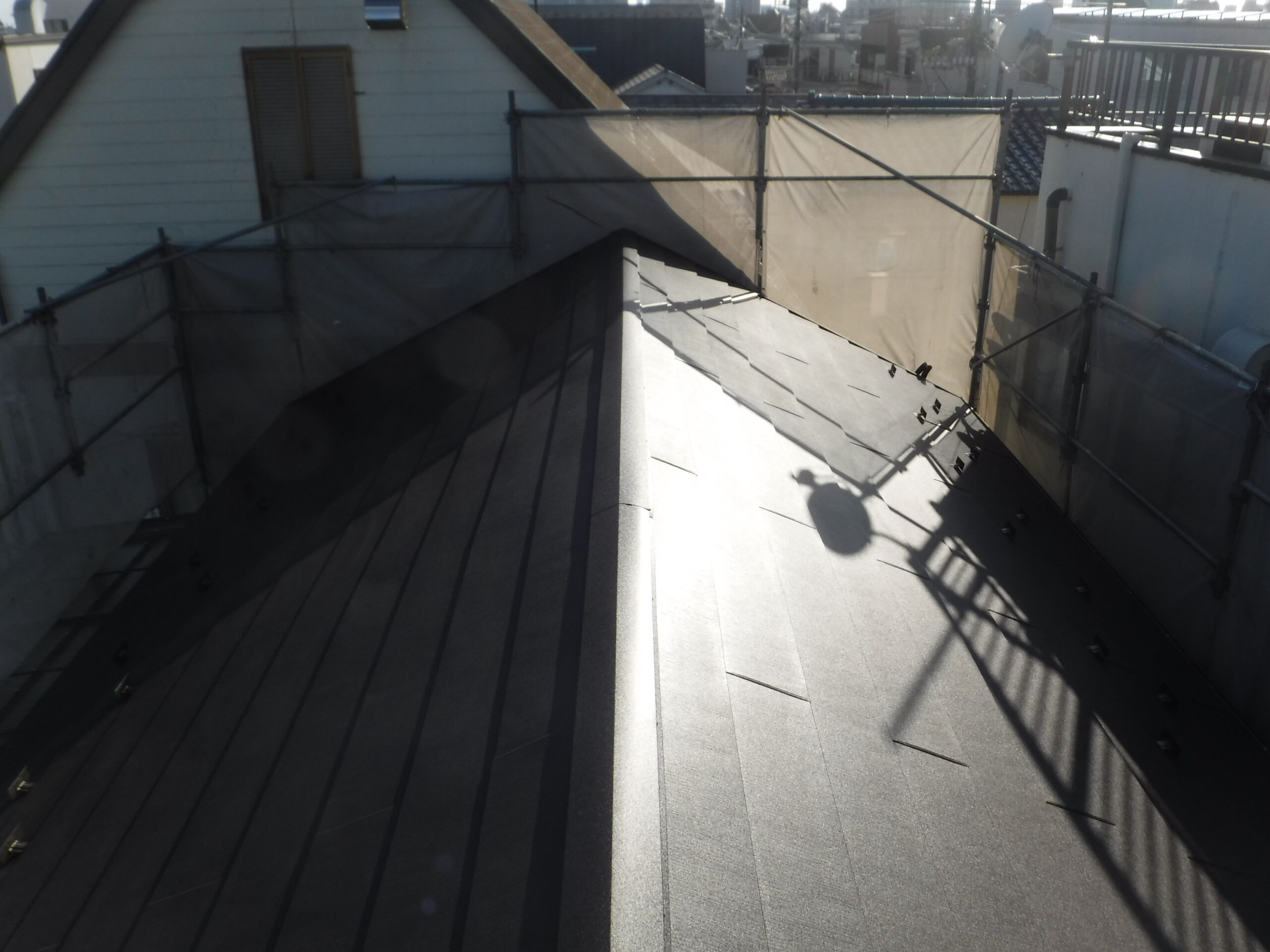 大田区にて雨漏り修理〈瓦屋根の雨漏り・葺き替え工事〉 施工後2